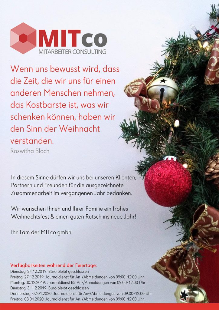 Weihnachten MITco gmbh